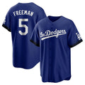 LA.Dodgers #5 Freddie Freeman Player Royal City Connect Home Game Hdoa Stitched Jerseys