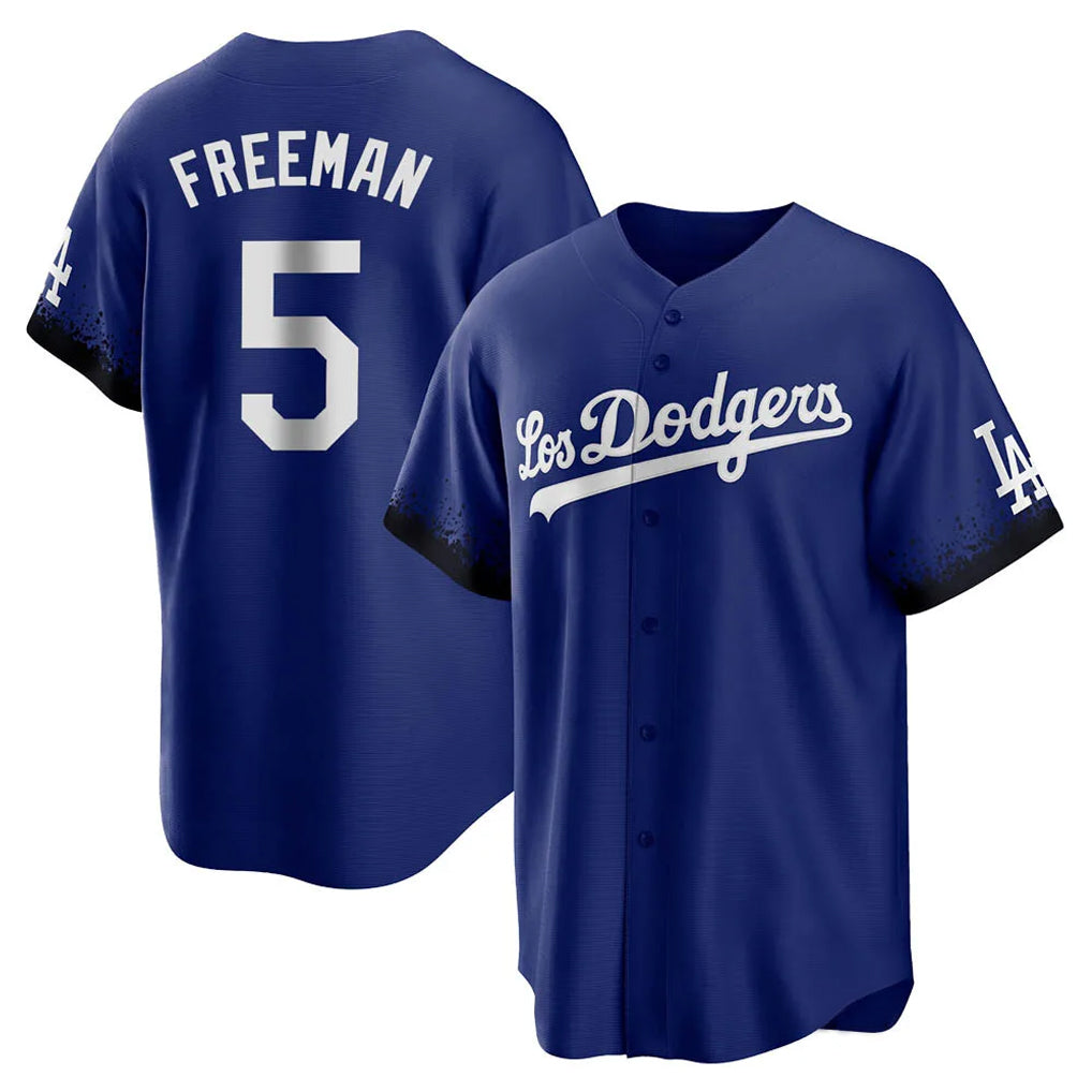 LA.Dodgers #5 Freddie Freeman Player Royal City Connect Home Game Hdoa Stitched Jerseys