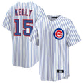 C.Cubs #15 Carson Kelly Player White Game Home Hdoa Stitched Jerseys