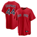 B.Red Sox #44 Aroldis Chapman Player Red Home Game Hdoa Stitched Jerseys