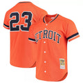 D.Tigers #23 Kirk Gibson Player Orange DMitchell & Ness Cooperstown Collection Batting Limited Hdoa Stitched Jerseys