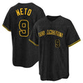 LA.Angels #9 Zach Neto Player Black Snake Skin City Game Home Hdoa Stitched Jerseys