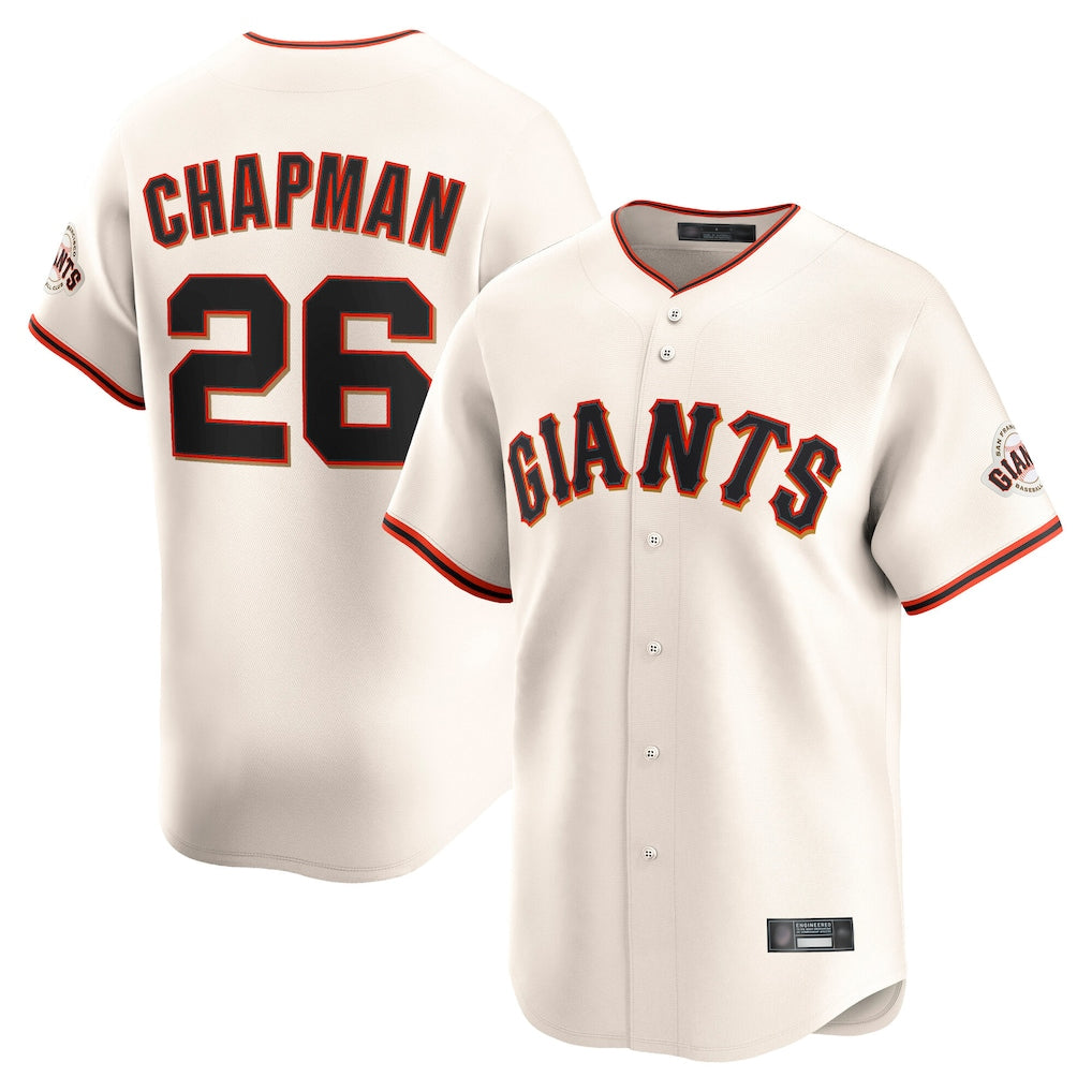 SF.Giants #26 Matt Chapman Player Cream Home Limited Hdoa Stitched Jerseys