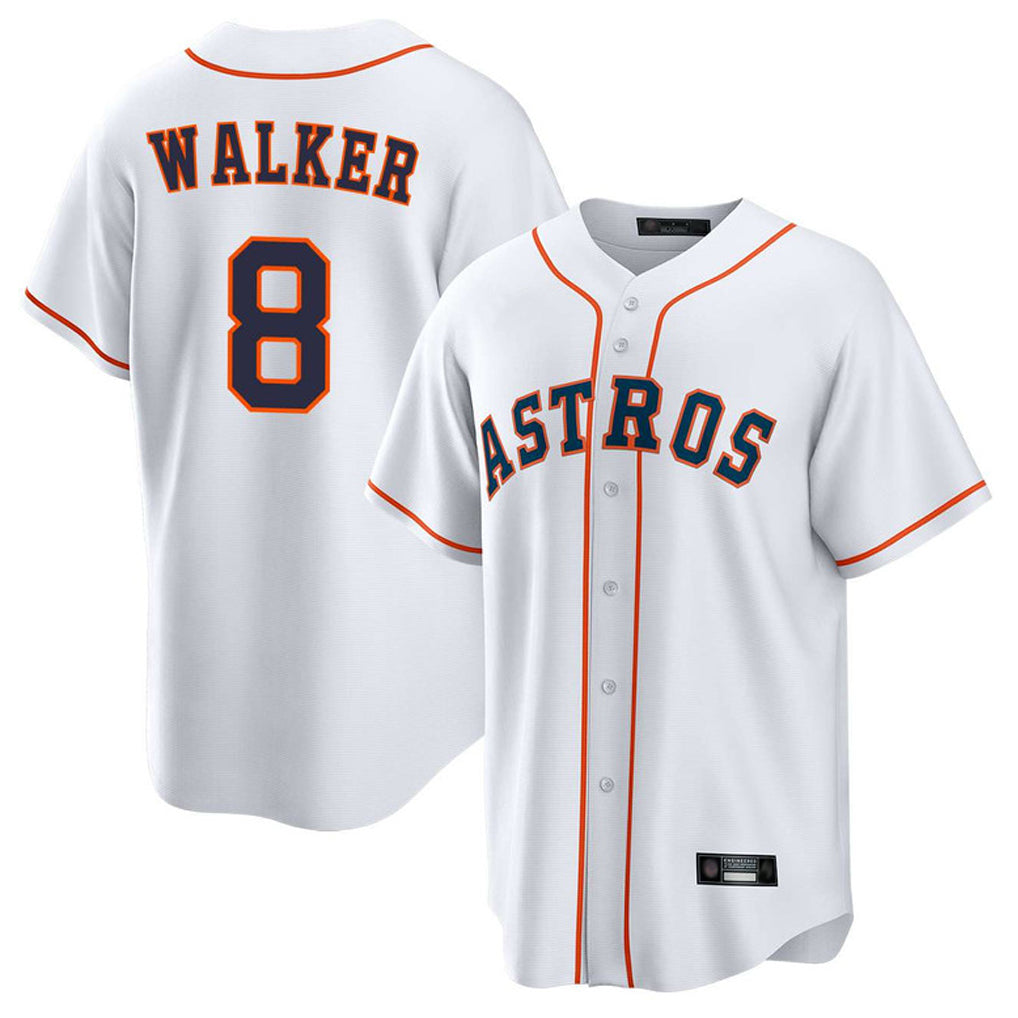 H.Astros #8 Christian Walker Player White Home Game Hdoa Stitched Jerseys