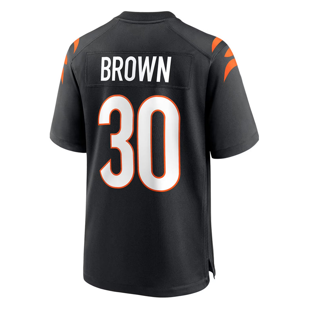 C.Bengals #30 Chase Brown Player Black Home Game Hdoa Stitched Jerseys