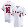 LA.Angels #16 Yusei Kikuchi Player White Limited Home Hdoa Stitched Jerseys