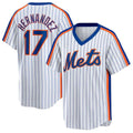 NY.Mets #17 Keith Hernandez Player White Cooperstown Collection T-shirt Home Hdoa Stitched Jerseys