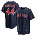 B.Red Sox #44 Aroldis Chapman Player Navy Home Game Hdoa Stitched Jerseys