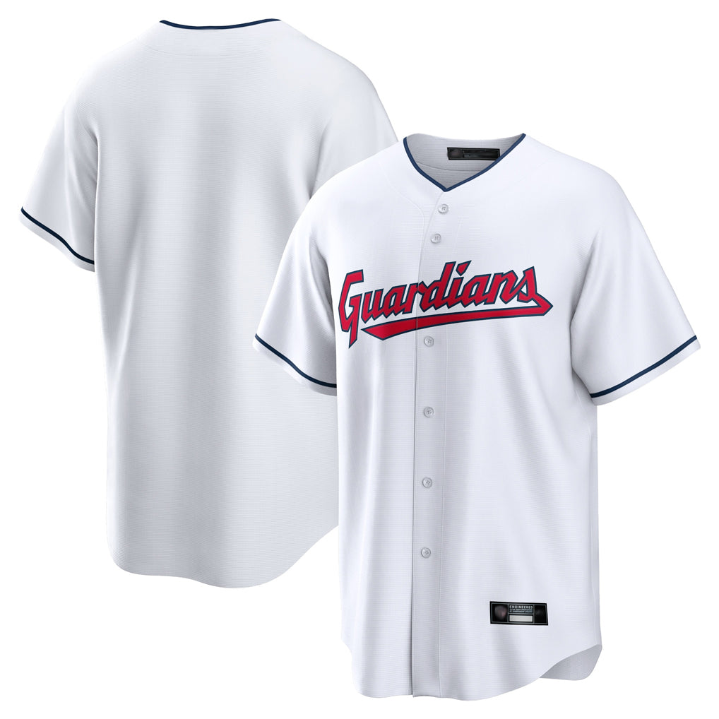 C.Guardians ## Guardians Blank Player White Home Game Hdoa Stitched Jerseys