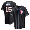 C.Cubs #15 Carson Kelly Player Black Fashion Out Game Hdoa Stitched Jerseys