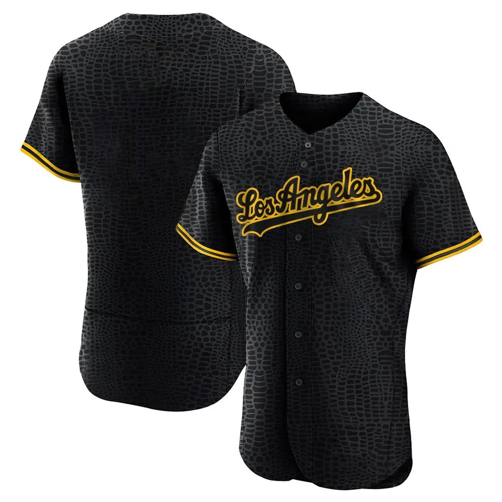 LA.Dodgers ## Dodgers Blank Player Black Snake Skin City Limited Elite Home Hdoa Stitched Jerseys