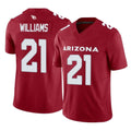 A.Cardinals #21 Garrett Williams Player Cardinal Vapor F.U.S.E. Limited Home Game Hdoa Stitched Jerseys