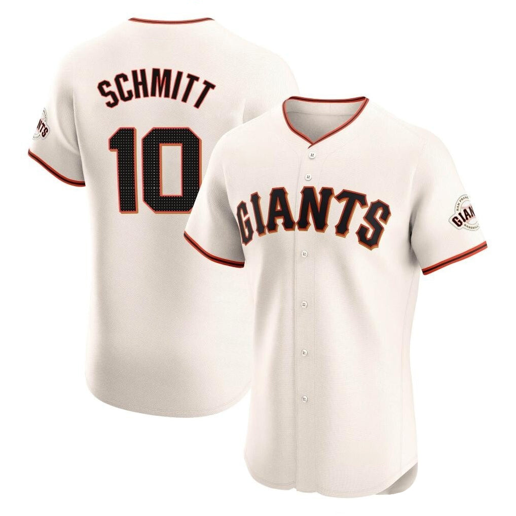 SF.Giants #10 Casey Schmitt Player Cream Home Limited Elite Hdoa Stitched Jerseys