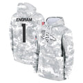 D.Broncos #1 Evan Engram Player Arctic Camo Salute to Service Hoodies Limited Game Hdoa Stitched Jerseys