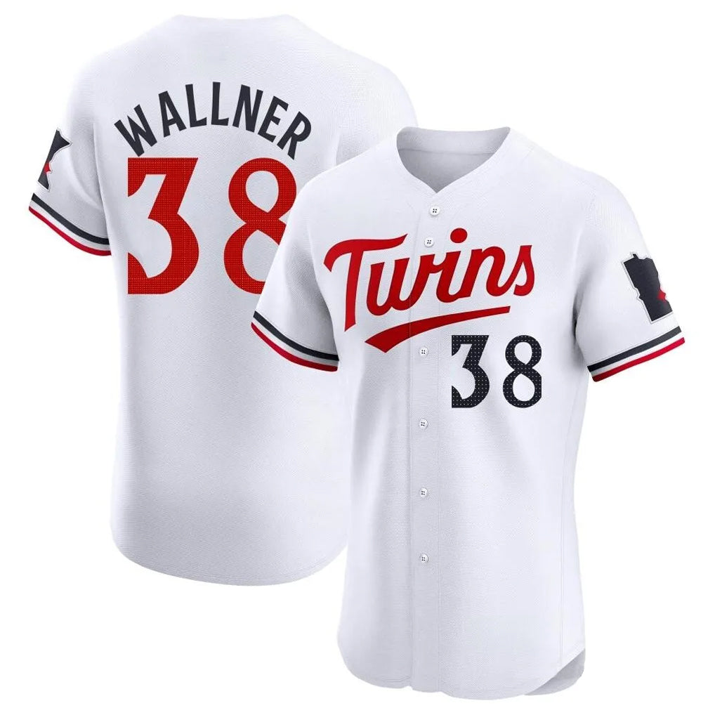 M.Twins #38 Matt Wallner Player White Home Limited Elite Hdoa Stitched Jerseys