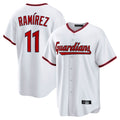 C.Guardians #11 Jose Ramirez Player White Game Home Hdoa Stitched Jerseys