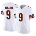C.Bears #9 Jim McMahon Player White Vapor F.U.S.E. Limited Home Game Hdoa Stitched Jerseys