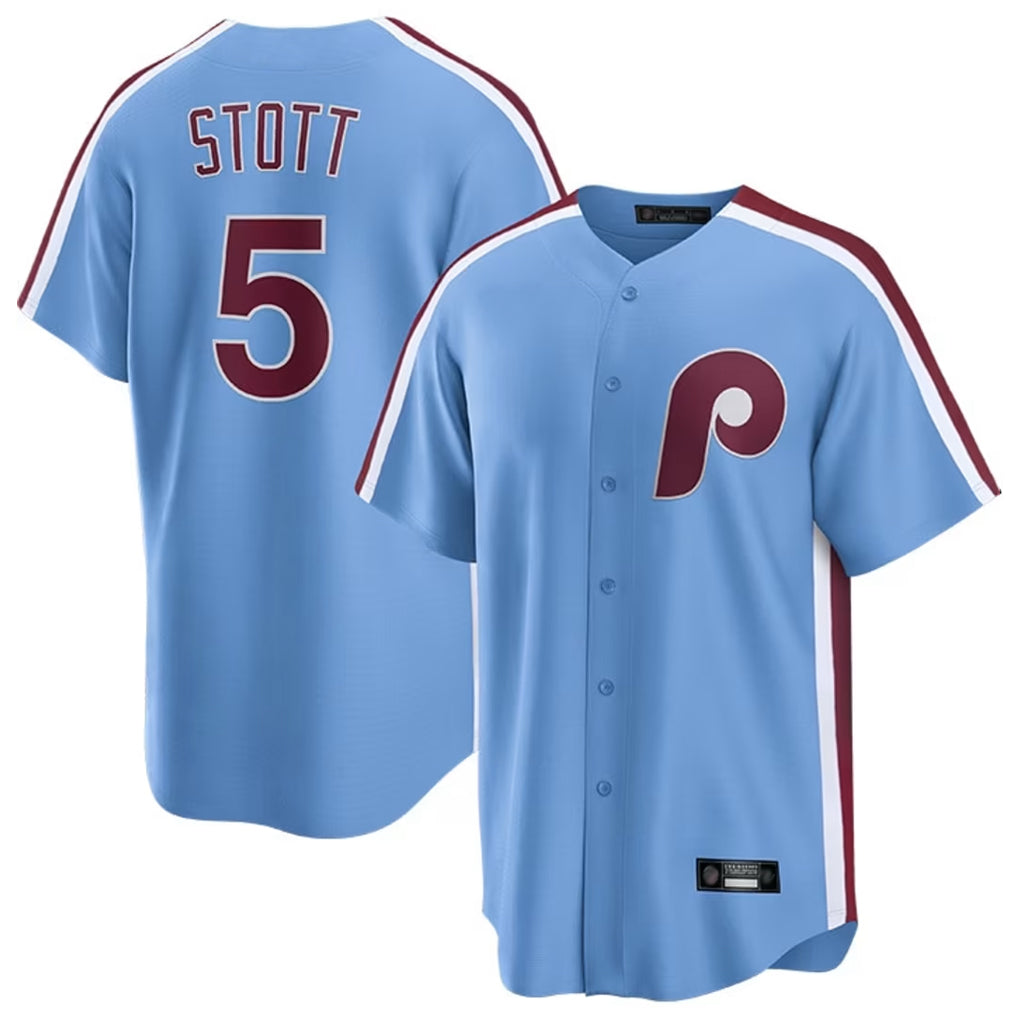 P.Phillies #5 Bryson Stott Player Light Blue Home Limited Game Hdoa Stitched Jerseys