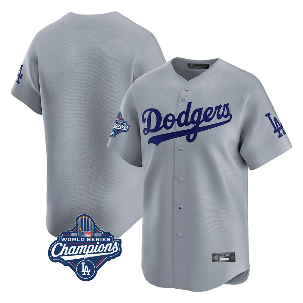 LA.Dodgers ## Dodgers Blank Player Gray Limited Home World Series Meet Hdoa Stitched Jerseys