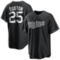 M.Twins #25 Byron Buxton Player Black Home Game Hdoa Stitched Jerseys