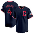C.Guardians #4 Brayan Rocchio Player Navy Limited Home Hdoa Stitched Jerseys