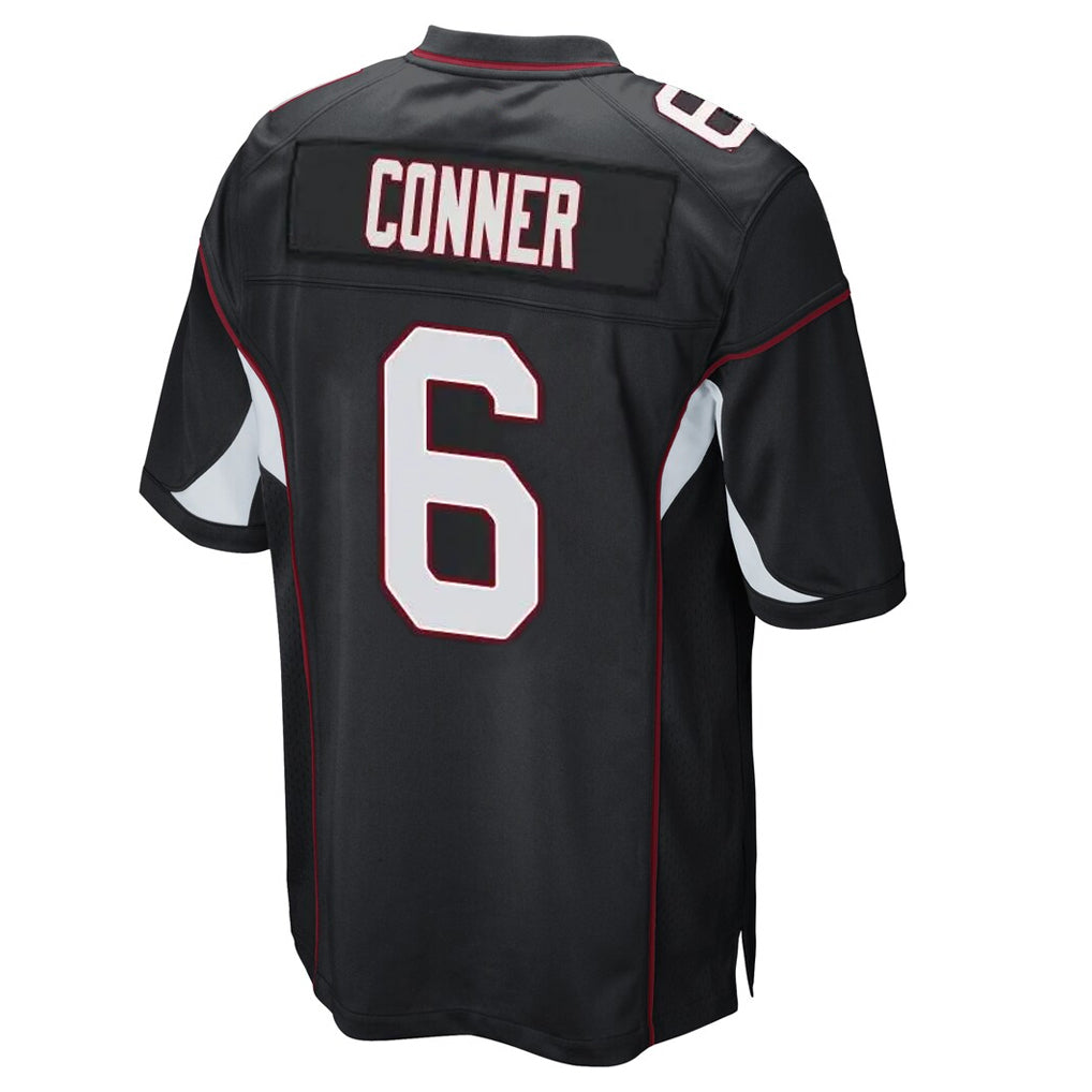 A.Cardinals #6 James Conner Player Black Home Game Hdoa Stitched Jerseys