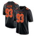 C.Bengals #93 Jonathan Allen Player Black Fashion Game Hdoa Stitched Jerseys