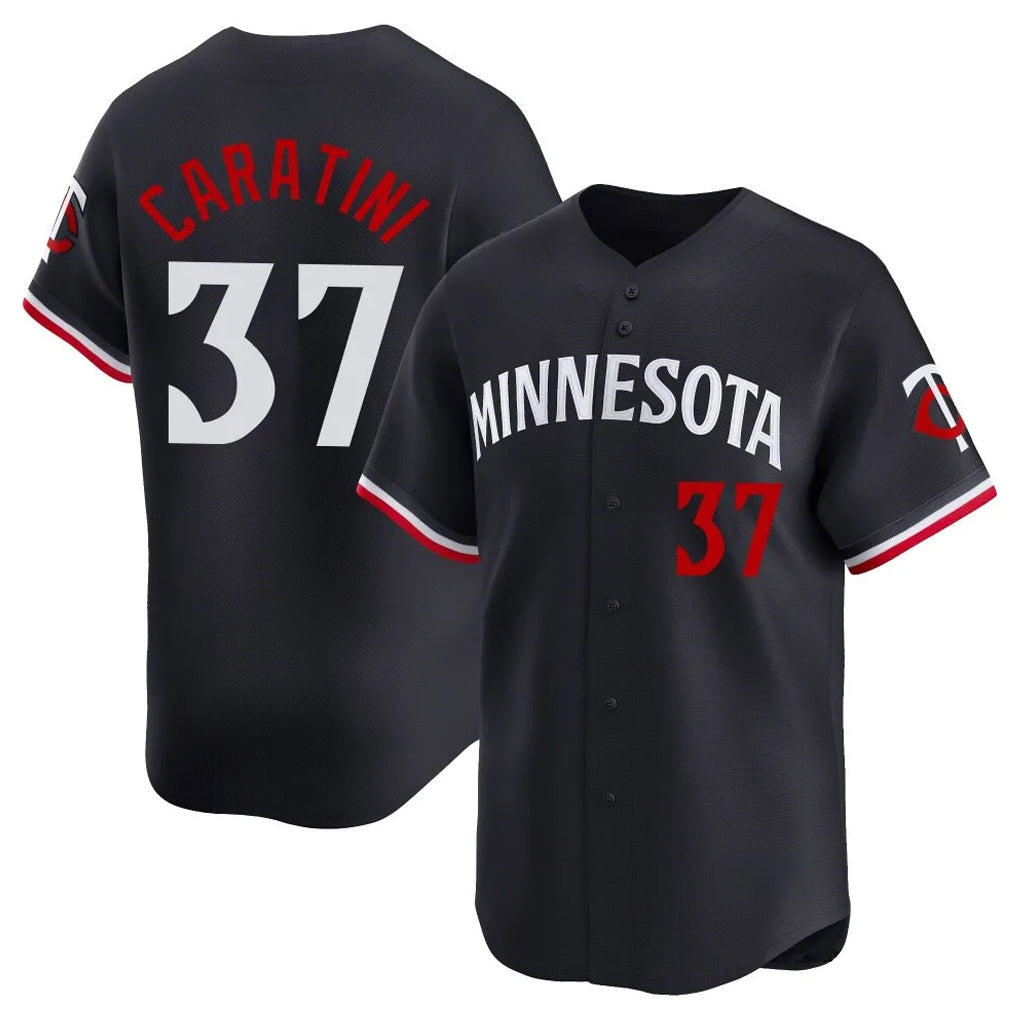 M.Twins #37 Victor Caratini Player Navy Home Limited Hdoa Stitched Jerseys