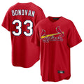 St. Louis Cardinals #33 Brendan Donovan Player Red Home Game Hdoa Stitched Jerseys
