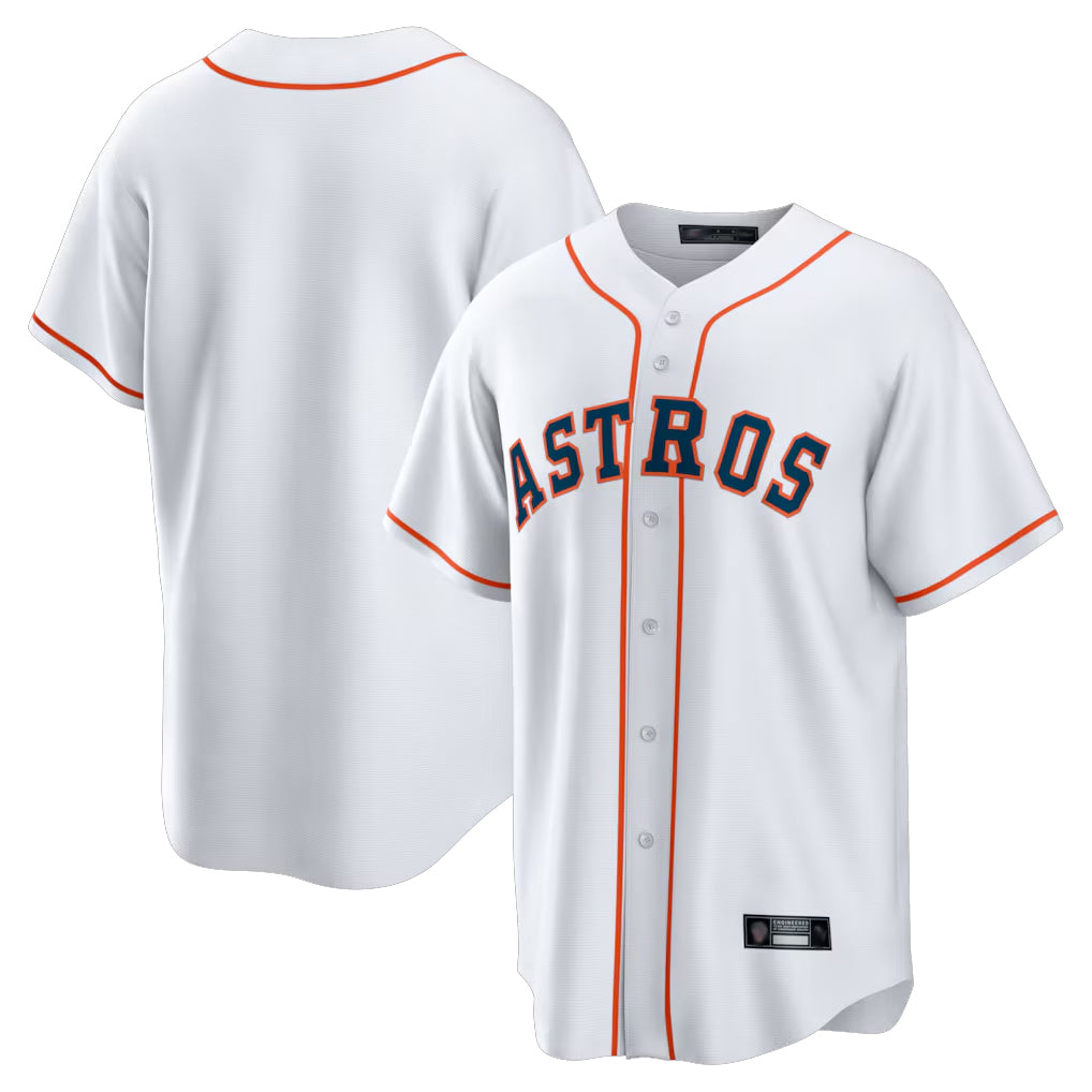 H.Astros ## Astros Blank Player White Home Game Hdoa Stitched Jerseys