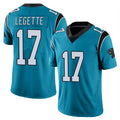 C.Panthers #17 Xavier Legette Player Blue Vapor Untouchable Limited Game Hdoa Stitched Jerseys