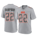 C.Browns #22 Dylan Sampson Player Gray Atmosphere Fashion Game Hdoa Stitched Jerseys