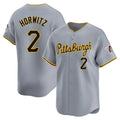P.Pirates #2 Spencer Horwitz Player Gray Road Home Limited Hdoa Stitched Jerseys