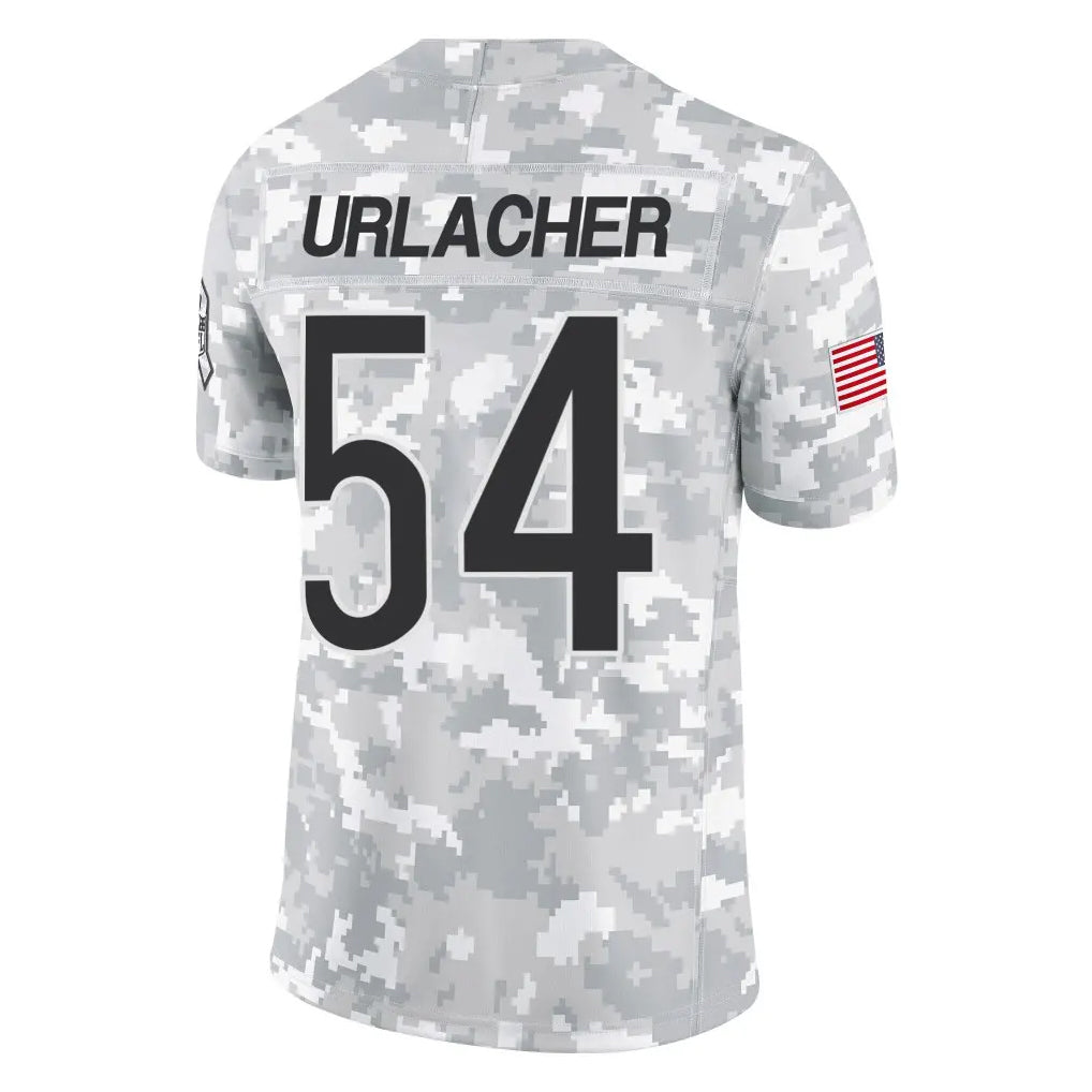 C.Bears #54 Brian Urlacher Player Arctic Camo Salute to Service Limited Hdoa Stitched Jerseys
