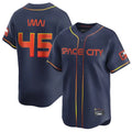 H.Astros #45 Tatsuya Imai Player Navy City Connect Home Limited Hdoa Stitched Jerseys