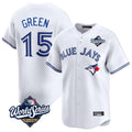 T.Blue Jays #15 Chad Green Player White 2025 World Series Limited Hdoa Stitched Jerseys