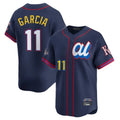 KC.Royals #11 Maikel Garcia Player Navy Limited American League All-Star Edition Hdoa Stitched Jerseys