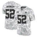 D.Cowboys #52 Tyler Booker Player Arctic Camo Salute to Service Limited Home Game Hdoa Stitched Jerseys