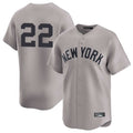 NY.Yankees #22 Ben Rice Player Gray Limited Hdoa Stitched Jerseys