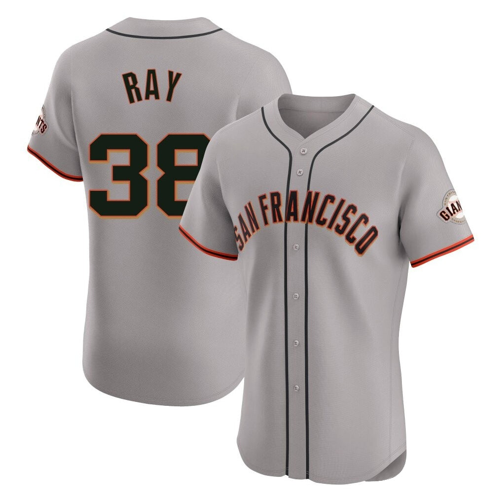 SF.Giants #38 Robbie Ray Player Gray Home Limited Elite Hdoa Stitched Jerseys