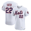 NY.Mets #22 Juan Soto Player White Home Limited Elite Hdoa Stitched Jerseys