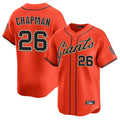 SF.Giants #26 Matt Chapman Player Orange Home Limited Hdoa Stitched Jerseys