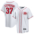 C.Reds #37 Tyler Stephenson Player White Game Home Hdoa Stitched Jerseys