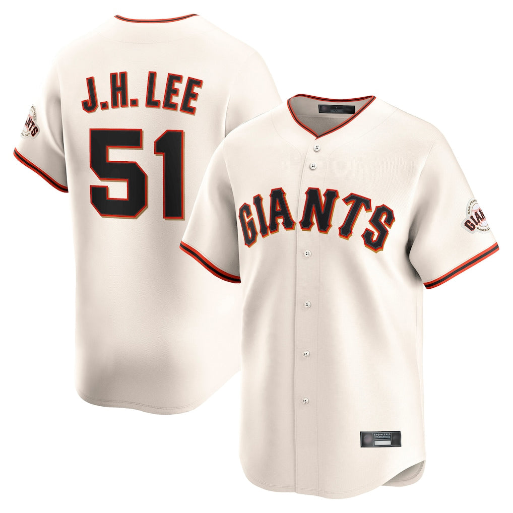 SF.Giants #51 Jung Hoo Lee Player Cream Home Limited Hdoa Stitched Jerseys