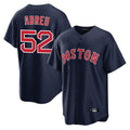 B.Red Sox #52 Wilyer Abreu Player Navy Home Game Hdoa Stitched Jerseys
