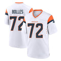 D.Broncos #72 Garett Bolles Player White Home Game Hdoa Stitched Jerseys