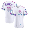 KC.Royals #11 Maikel Garcia Player White 2026 City Connect Limited Elite Home Hdoa Stitched Jerseys