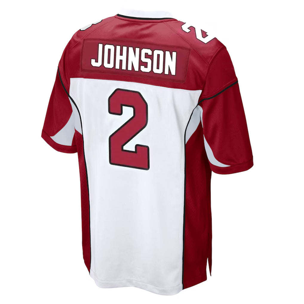 A.Cardinals #2 Will Johnson Player White Cardinal Home Game Hdoa Stitched Jerseys