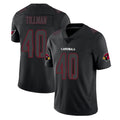 A.Cardinals #40 Pat Tillman Player Black Impact Limited Home Game Hdoa Stitched Jerseys