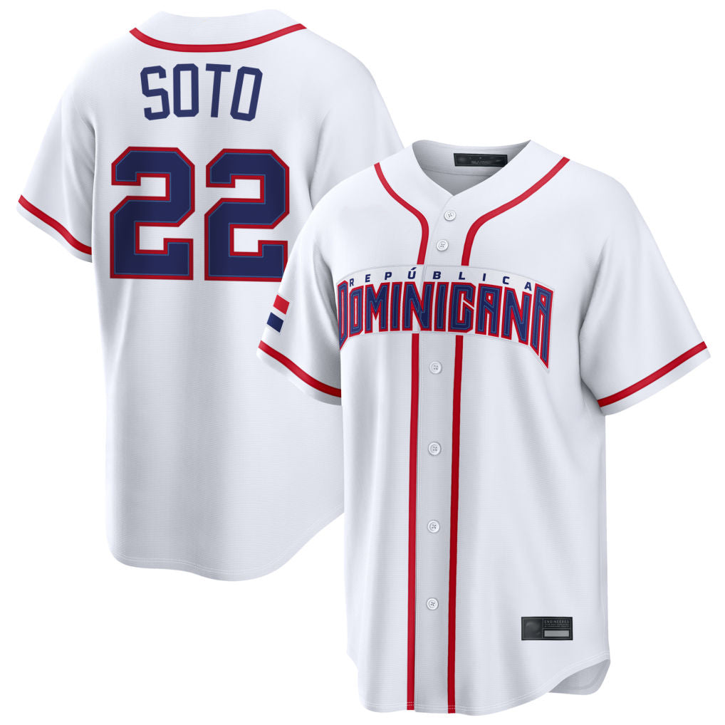 NY.Mets #22 Juan Soto Player White 2026 World Classic Home Limited Hdoa Stitched Jerseys